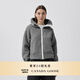 加拿大鵝（Canada Goose）Chilliwack 女士白標羊毛抓絨外套飛行員夾克大鵝外套 7102W1 99 米灰色 L