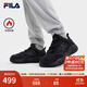 斐樂(lè )（FILA）官方火星2加絨復古跑步鞋男鞋冬季新款黑色老爹鞋潮鞋 黑-BK 42