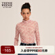 Teenie Weenie小熊女裝2025秋新款網(wǎng)紗短袖T恤長(cháng)袖打底衫碎花上衣
