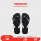 havaianas哈唯納Top Mix人字拖時(shí)尚海邊情侶沙灘拖外穿夏平底拖鞋 1069-黑色 39-40