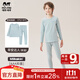 瑁恩·瑁愛(ài)（Mn·Mo）男童牛奶蛋白加厚內衣套裝兒童德絨秋衣秋褲抑菌暖姜纖絨 【牛奶蛋白】早安達人(粉藍) AAA抑菌 175 適合身高約165-170cm