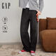 蓋璞（GAP）男裝冬季經(jīng)典款復合暖感加絨寬松直筒保暖牛仔褲休閑褲829753