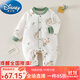迪士尼（Disney）嬰兒衣服秋冬季保暖純棉a類(lèi)薄棉服裝連體衣新生兒夾棉長(cháng)袖哈衣寶 綠色考拉薄棉連體衣 90cm 90碼建議1-2歲