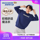 Skechers斯凱奇2025年哆啦A夢(mèng)聯(lián)名系列兒童連帽套頭衛衣L325K069