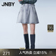 江南布衣（JNBY）夏季女裝牛仔半身裙A字水洗純色通勤淑女5O4D11380 996/牛仔洗白 XS