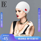 范德安（BALNEAIRE）【劉亦菲同款】女士時(shí)尚小紅心系列泳帽護耳防水硅膠不勒頭 白紅