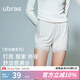 ubras25年新夏季防走光安全褲優(yōu)可蕾絲花邊寬松居家兩穿女士短褲打底褲 燕麥奶色 1條 M