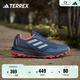 adidas TRACEFINDER舒適戶外運(yùn)動(dòng)越野跑鞋男子阿迪達(dá)斯官方TERREX 奇跡青灰/暗藏青/半沖擊橙 42