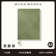 MUSEMARKS輕奢商務(wù)筆記本本子A5鹿羊紋皮質(zhì)高檔簡(jiǎn)約辦公會(huì )議記錄記事本定制可印logo高顏值精致高級日記本子 A5苔蘚綠