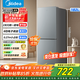美的（Midea）182升雙開門小型兩門家用家電租房宿舍辦公小戶型節(jié)能低噪省電小冰箱BCD-182M國家補貼 182灰色