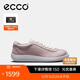 愛(ài)步（ECCO）牛皮簡(jiǎn)約系帶舒適休閑板鞋 柔酷零點(diǎn)女鞋系列220253 裸粉色 36 HL