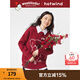 熱風(fēng)（Hotwind）25年春季新款女士新年紅色圓領(lǐng)針織衫可愛(ài)寬松毛衣女上裝 05紅色 S
