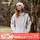 LAFUMA樂(lè )飛葉抓絨衣女 戶(hù)外廓形寬松Polartec加厚搖粒絨外套 LFJA3CRX6 云灰色CE 160/80A（36）