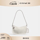 蔻馳（COACH）女士經(jīng)典標(biāo)志SWINGER 20號(hào)手袋斜挎包單肩包腋下包包 LH/云朵白色 粉筆白色