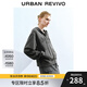 UR【HOT】2025秋季新款女休閑字母圖案連帽拉鏈外套UYL150057 中灰 M