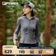 FILA FUSION斐樂潮牌女裝長T2025秋新款時(shí)尚半拉鏈修身休閑針織上衣 默魅灰-DY XL 175/92A/XL
