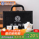 蘇氏陶瓷（SUSHI CERAMICS）冰種玉瓷泡茶碗手繪釉下彩柿柿如意三才蓋碗兩茶杯茶具禮盒J0254