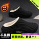 ECACEcac手術(shù)室醫用棉拖鞋男冬季室內家居護士防滑防水保暖棉拖女外穿 黑色【升級抗菌材質(zhì)保暖更舒適】 44 -45（推薦43-44腳）