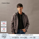 Calvin KleinJeans春秋男士ck雙面穿休閑通勤棒球領(lǐng)飛行員夾克外套J327465BEH-太空黑L