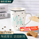 拜杰馬克杯大容量陶瓷杯禮物情侶水杯子辦公咖啡杯牛奶杯早餐杯350ml