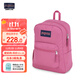 JANSPORT杰斯伯雙肩包男背書(shū)包女休閑學(xué)生校園包 47LWEW6 黑梅粉