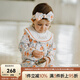 OAK FAMILY女寶寶長(zhǎng)袖翻領(lǐng)連衣裙兒童印花公主裙 花園舞曲 (不含頭飾) 90 cm