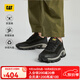 CAT卡特運(yùn)動(dòng)休閑鞋男女同款老爹鞋新品舒適減震板鞋籃 黑色 40