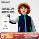 MQDMINI童裝男童馬甲秋冬兒童搖粒絨馬甲防著(zhù)涼內搭外穿百搭嬰幼馬甲