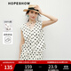 紅袖海邊度假風(fēng)襯衫2025夏季新款女裝復古波點(diǎn)100%棉V領(lǐng)氣質(zhì)短上衣 米底黑點(diǎn)816 S