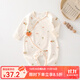 婧麒（JOYNCLEON）嬰兒衣服夏裝連體衣純棉春夏寶寶爬服內衣新生兒哈衣長(cháng)袖超萌 卡通西瓜 52cm