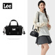 Lee潮流斜挎包女時(shí)尚百搭休閑單肩包2026新款上班通勤法棍手提包 黑色