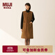 無(wú)印良品（MUJI）女式木棉混燈芯絨背帶裙女裝連衣裙裙子25年秋季BC2OBC5A 深米色 S (155/80A)