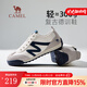 駱駝（CAMEL）德訓2025春季新款免系快穿透氣舒適輕盈百搭復古休閑男運動(dòng)板鞋 G15S223062 藍色 42