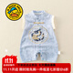 G.DUCKKIDS小黃鴨童裝嬰兒連體衣夏季中國風(fēng)爬服周歲禮服男寶寶唐裝外出哈衣 藍色 66cm 66尺碼建議3-6個(gè)月cm