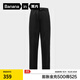 蕉內（Bananain）熱皮503+男士休閑褲保暖防水運動(dòng)紅外發(fā)熱25秋冬款男裝錐形長(cháng)褲子 黑色 L
