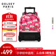 DELSEY戴樂(lè )世男女大容量雙肩背包減負護脊1-3-6年級小學(xué)生兒童拉桿書(shū)包