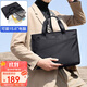 POLO商務(wù)公文包男士可擴容手提包14/15.6英寸電腦包單肩包禮物送男友