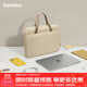 tomtoc手提電腦包14英寸女士蘋(píng)果筆記本包A11適用于MacBook Pro/Air M2 冷沙色 14英寸