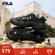 斐樂(lè )（FILA）官方男鞋老爹鞋貓爪鞋6代黑色運動(dòng)鞋2025春季新款休閑鞋 黑-BK 42