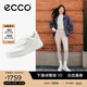 愛(ài)步（ECCO）25年休閑鞋女 百搭平底鞋簡(jiǎn)約球鞋板鞋休閑運動(dòng)鞋 街頭272813 白色/灰白色27281352292 38