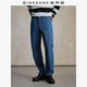 佐丹奴牛仔褲男秋季洗水直筒男褲中腰微彈牛仔長(cháng)褲男13115853 62中藍 36