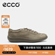 愛(ài)步（ECCO） 板鞋男 25年秋季新款休閑板鞋舒適男鞋 柔酷零點(diǎn)537754 棕褐色53775402559 40