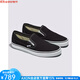 萬(wàn)斯（VANS）男鞋運動(dòng)板鞋女鞋帆布鞋休閑時(shí)尚經(jīng)典春秋透氣SlipOn一腳蹬情侶鞋 BLACK黑色 日常百搭 42 碼=M9/W10.5