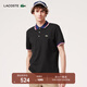 LACOSTE法國鱷魚(yú)男裝商務(wù)休閑時(shí)尚短袖翻領(lǐng)Polo衫|PH3461 031/黑色 M 4 175