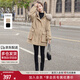 絲柏舍大毛領(lǐng)工裝派克服2024冬裝新款女連帽長(cháng)袖休閑保暖外套