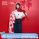 野獸派家居（tbh）三麗鷗Hello Kitty二合一法蘭絨抱枕毯子 毛絨午睡毯車(chē)載靠枕 二合一法蘭絨毯/抱枕 蝴蝶結