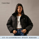 Calvin KleinJeans【防水】秋冬女士戶(hù)外休閑少女風(fēng)ck絨領(lǐng)立領(lǐng)鴨絨羽絨服外套 BEH-太空黑 S