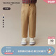 Teenie Weenie Kids小熊童裝25新款秋季男寶寶簡(jiǎn)約時(shí)尚純色蘿卜褲 米色 110cm