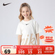 NIKE 耐克童裝女童純棉短袖t恤2025夏季新款吸汗透氣兒童舒適上衣