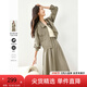 梵希蔓今年流行漂亮套裝裙女2025年早春新款氣質(zhì)通勤兩件套裙子 M5755 卡其綠 M
